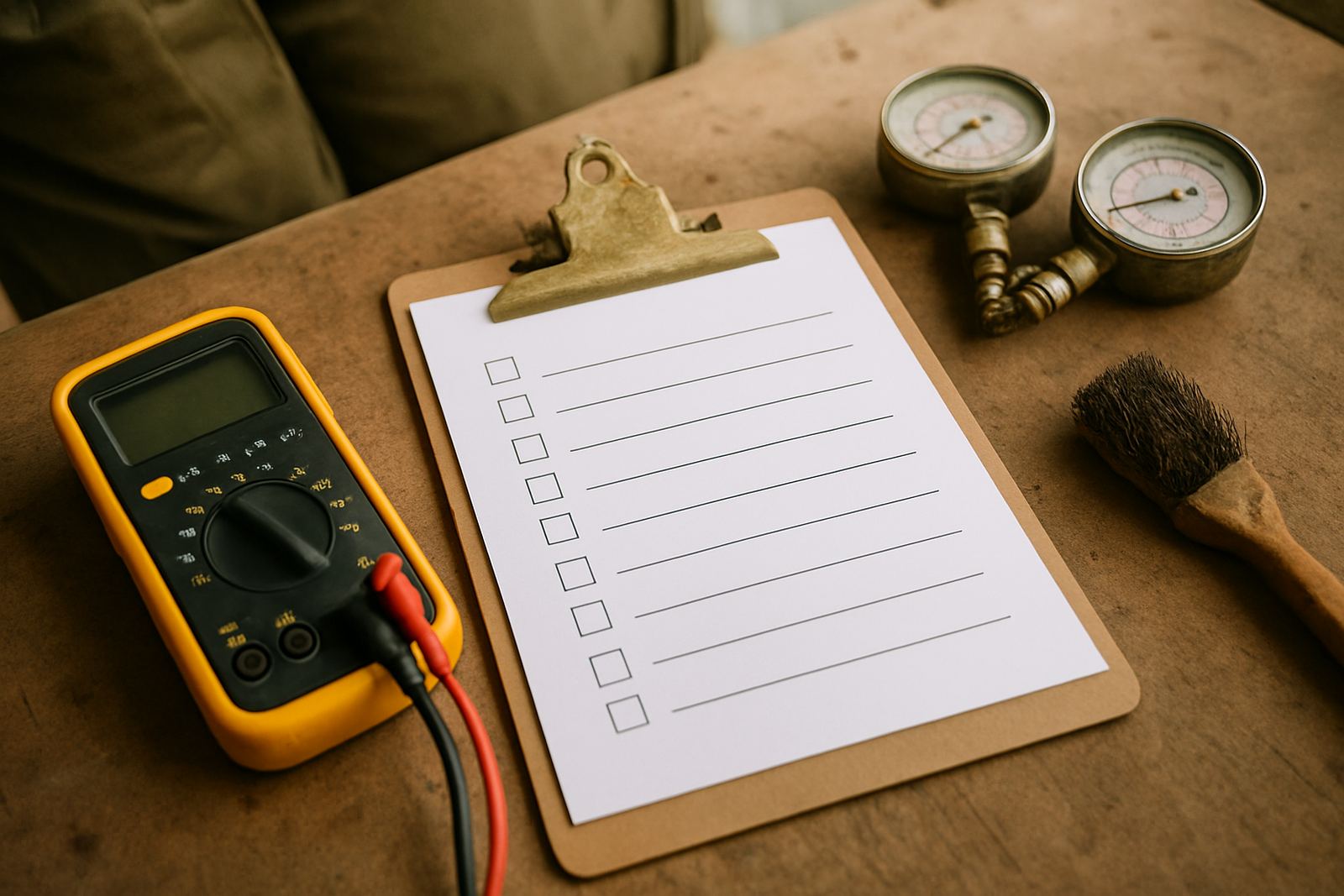 Maintenance Visit Checklist